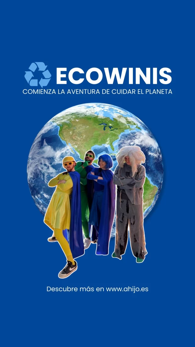🌍 𝗦𝗮𝗹𝘃𝗮𝗿 𝗲𝗹 𝗽𝗹𝗮𝗻𝗲𝘁𝗮 𝗲𝘀𝘁𝗮́ 𝗲𝗻 𝗻𝘂𝗲𝘀𝘁𝗿𝗮𝘀 𝗺𝗮𝗻𝗼𝘀… 𝘆 𝗻𝘂𝗲𝘀𝘁𝗿𝗼𝘀 𝗘𝗰𝗼𝘄𝗶𝗻𝗶𝘀 𝘆𝗮 𝗲𝘀𝘁𝗮́𝗻 𝗽𝗿𝗲𝗽𝗮𝗿𝗮𝗱𝗼𝘀.

En esta aventura teatral, 𝗥𝗲𝘂𝘁𝗶𝗹𝗶𝘇𝗮𝗿, 𝗥𝗲𝗰𝗶𝗰𝗹𝗮𝗿 𝘆 𝗥𝗲𝗱𝘂𝗰𝗶𝗿 se convierten en nuestros héroes para enseñarnos, entre risas y diversión, cómo cada pequeño gesto suma para proteger la Tierra.

💚 𝗘𝗹𝗹𝗼𝘀 𝘀𝗼𝗻 𝗲𝗹 𝗲𝗹𝗲𝗻𝗰𝗼 𝗾𝘂𝗲 𝗻𝗼𝘀 𝗴𝘂𝗶𝗮𝗿𝗮́ 𝗲𝗻 𝗲𝘀𝘁𝗮 𝗺𝗶𝘀𝗶𝗼́𝗻: Un planeta que pide ayuda, personajes que inspiran y una historia que despierta conciencia desde la primera escena.

✨ ¿Preparados para salvar al mundo junto a los Ecowinis?
Porque aprender a cuidar el planeta nunca fue tan divertido.

 

¿Quieres llevar esta obra a tu colegio? Contacta con nosotros a través de DM o en www.ahijo.es ✨

 

#AhijoExtraescolares #Teatro